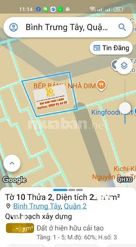 Bán 90m2 đất trống hẻm Nguyễn Duy Trinh 6 tỷ 840