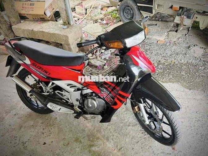Suzuki Satria 2000 Đỏ Đen Đã dọn mới