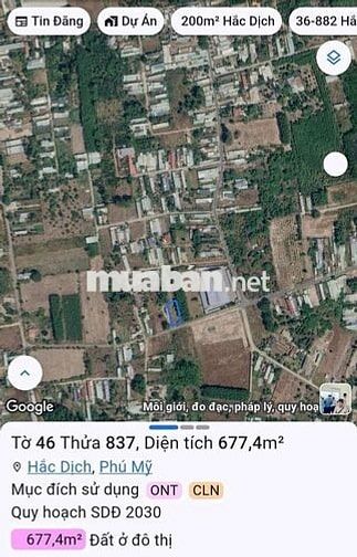Đất mt đg Đặng xuân bảng sát cty Thiên tường,dt:17x40 giá 3.7ty 