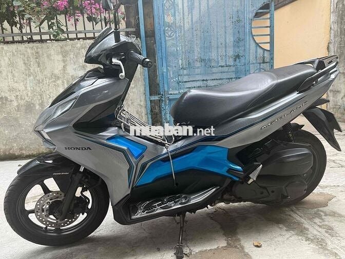 ab màu bạc xanh khoá ga xe bs43, xe rin chất.