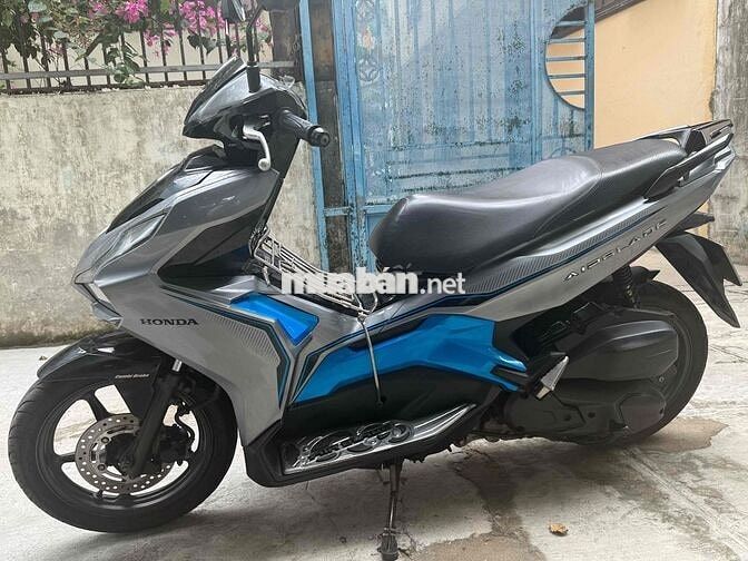 ab màu bạc xanh khoá ga xe bs43, xe rin chất.