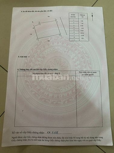 "🔥 CHỦ GỬI BÁN 6 LÔ ĐẤT F0 TẠI THÔN TRỊNH XÁ – XÃ LẠC ĐẠO – HƯNG YÊN 