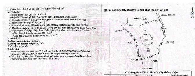 CẦN BÁN ĐẤT VƯỜN ĐẸP VIEW ĐỒNG TẠI TIÊN PHƯỚC  TẶNG KÈM NHÀ CẤP 4