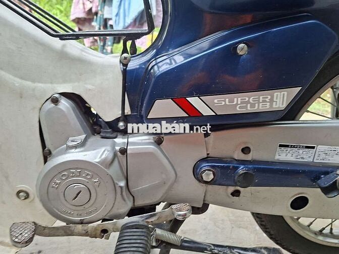 Honda Cub 90 Xanh trắng