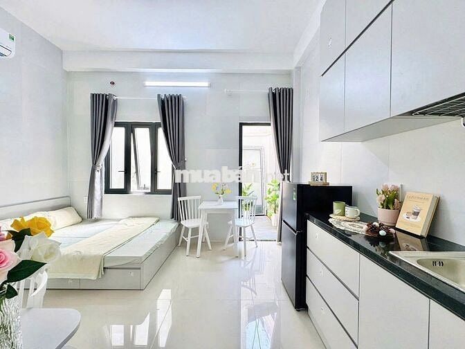 Căn Hộ Full Nội Thất View Thoáng 30M2 Ngay Phan Văn Trị , Bùi Đình Túy