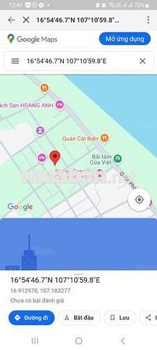 Cần bán lô đất 200m2 bãi tắm cửa Việt - Quảng Trị giá 3 ty đồng