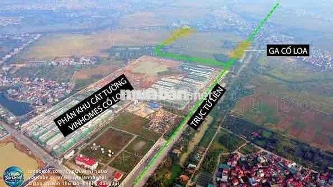[CHÍNH CHỦ] Bán 47m² full thổ cư Lộc Hà, Đông Anh. Gần cầu Tứ Liên