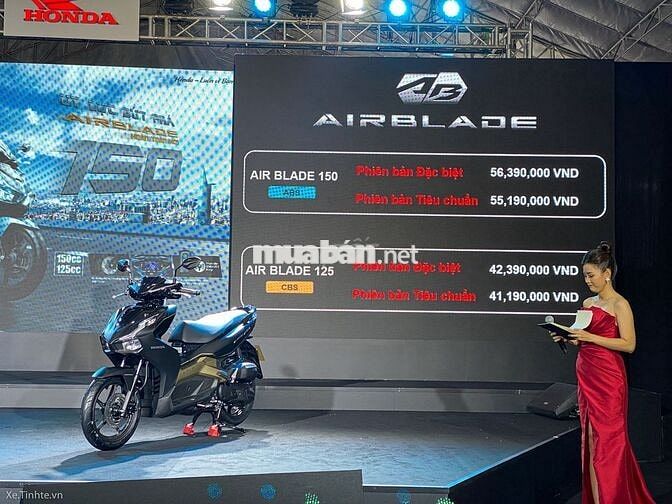 Honda AirBlade 150cc 2020 Xanh Xám đen