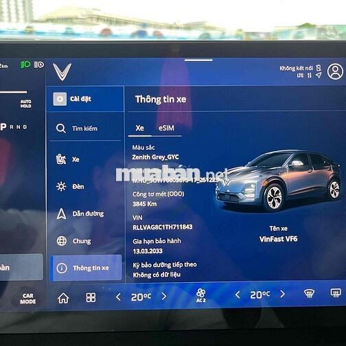 Xe điện VinFast VF6 Plus 2026 Xám