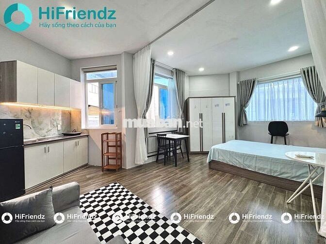 CĂN HỘ  STUDIO CỬA SỔ 35M2  – GẦN PHỐ ẨM THỰC PHAN XÍCH LONG
