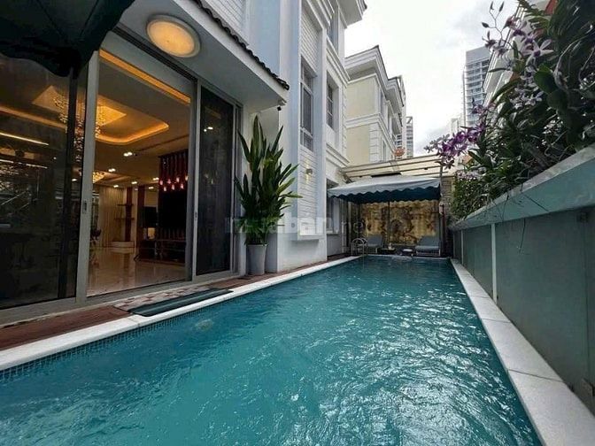 Cho thuê Biệt Thự Nam Viên có hồ bơi phong cách châu âu giá 138tr
