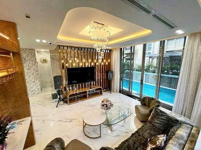 Cho thuê Biệt Thự Nam Viên có hồ bơi phong cách châu âu giá 138tr