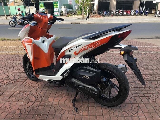 Honda Vario 150 2020 Trắng Cam Bản Độ Hãng