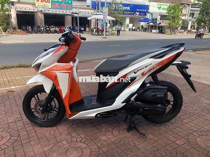 Honda Vario 150 2020 Trắng Cam Bản Độ Hãng