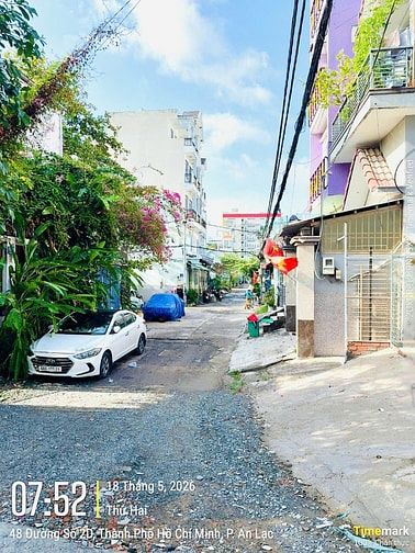 Bán đất thổ cư Góc 2 mặt tiền đường số 3, KDC Nam Hùng Vương, An Lạc