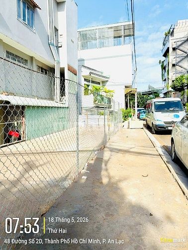 Bán đất thổ cư Góc 2 mặt tiền đường số 3, KDC Nam Hùng Vương, An Lạc