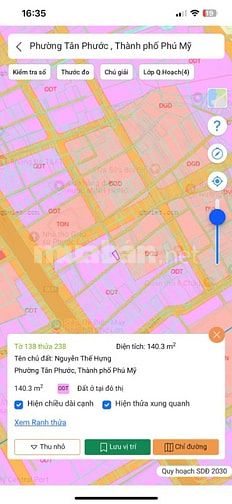 Bán Lô Góc Đẹp Tân Phước – 140m² Nở Hậu – Ngay QL51 – Kinh Doanh Đỉnh