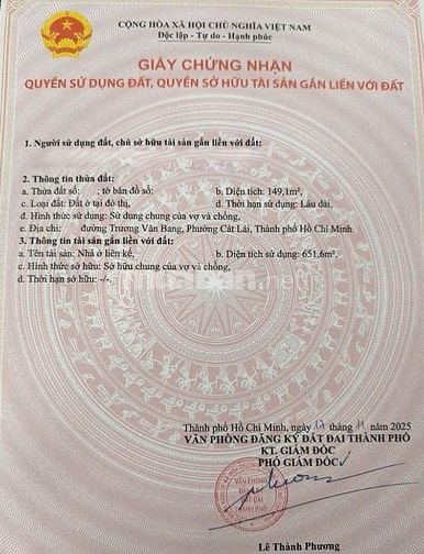 Bán tòa nhà Trương Văn Bang Cát Lái, hầm 5 tầng, hoàn công đủ, 298m2 m