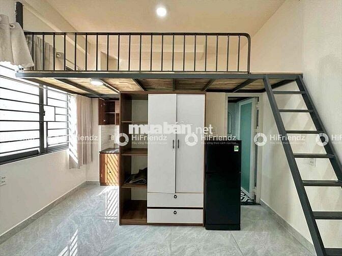 CHO THUÊ PHÒNG GÁC CỬA SỔ TRỜI FULL NỘI THẤT NGAY PHẠM VĂN CHIÊU