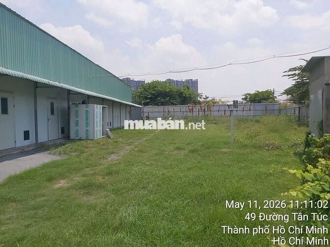 CHO THUÊ 1450M2 ĐẤT KHO XƯỞNG - CÓ SẴN 180M2 PHÒNG LẠNH PANEL CAO CẤP