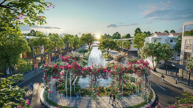 Bán nhà phố vinhomes hóc môn 60 m2, 4 tầng giá 6 tỷ