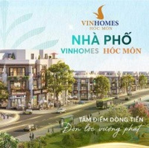 Bán nhà phố vinhomes hóc môn 60 m2, 4 tầng giá 6 tỷ