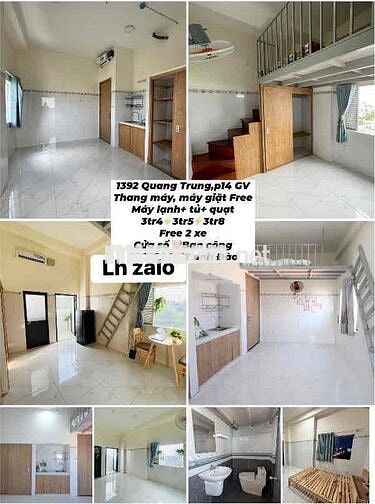 Phòng k gác và có gác cửa sổ 3tr4-3tr5, ban công 3tr8 Free 2 xe