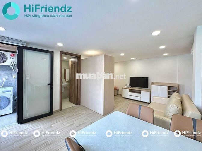 CĂN HỘ 1PN TÁCH BẾP RỘNG 50M2 BANCOL SIÊU THOÁNG GẦN CHỢ BÀ CHIỂU