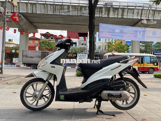 passing SYM 50cc biển Hà Nội