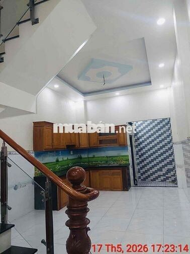 Nhà đẹp 4*1 l6m 3PN hẻm 5m 2/QUÁCH ĐIÊU SÁT TRƯỜNG ĐỒNG ĐEN NGÃ V.LOC