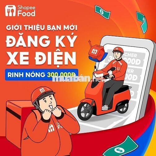 [HÀ NỘI] SHOPEEFOOD TUYỂN DỤNG TÀI XẾ THÁNG 05