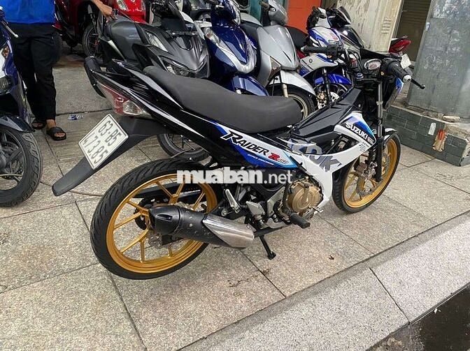 Suzuki Raider 2016 Đen trắng xanh