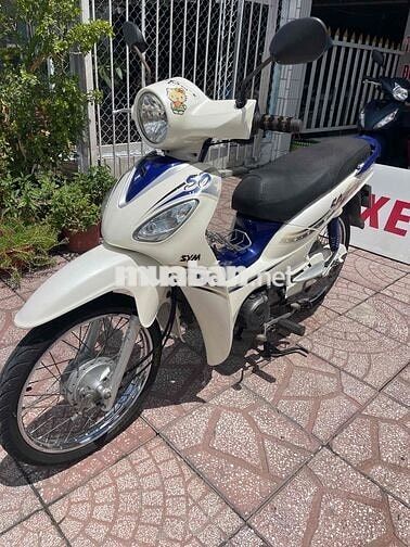 SYM Angela 50cc 2017 Trắng Xanh biển 65 chính chủ