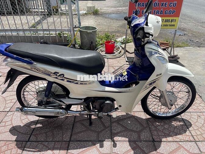SYM Angela 50cc 2017 Trắng Xanh biển 65 chính chủ