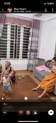 Bán nhà 4 tầng sổ đỏ chính chủ cách linh đàm 1km