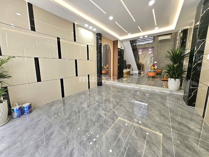 Nhà 5 tầng full nội thất - hẻm xe hơi Tân Thới Nhất 05, Quận 12, 4x13m
