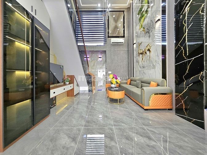 Nhà 5 tầng full nội thất - hẻm xe hơi Tân Thới Nhất 05, Quận 12, 4x13m