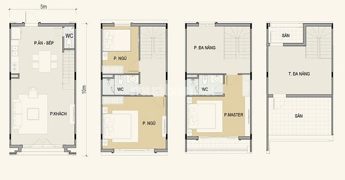 Bán nhà phố vinhomes hóc môn 60 m2, 4 tầng giá 6 tỷ