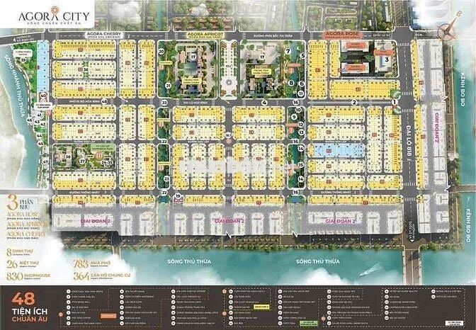 Bán đất nền dự án Agora City Thủ Thừa, Long An