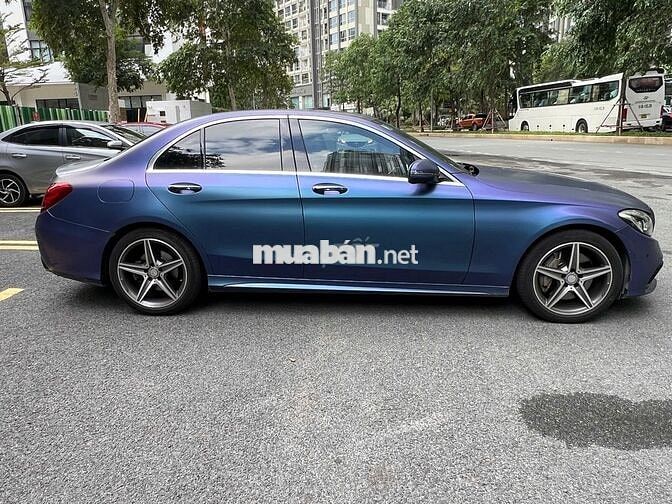 Mercedes C300AMG đời 2016, Xanh 82.000 km