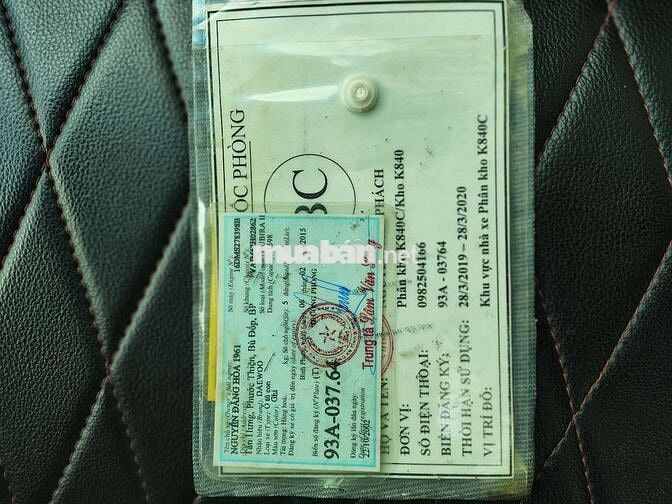 DAEWOO NUBIRA II 2015 Ghi