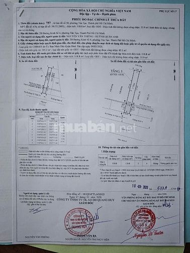 Bán nhà mặt tiền 2B đường Kinh số 4 P.Tân Tạo DT 4,4x34m chỉ 6,2 tỷ.