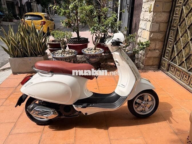 Vespa 125 3Vie ĐK 2016 Trắng Zin Nguyên bản