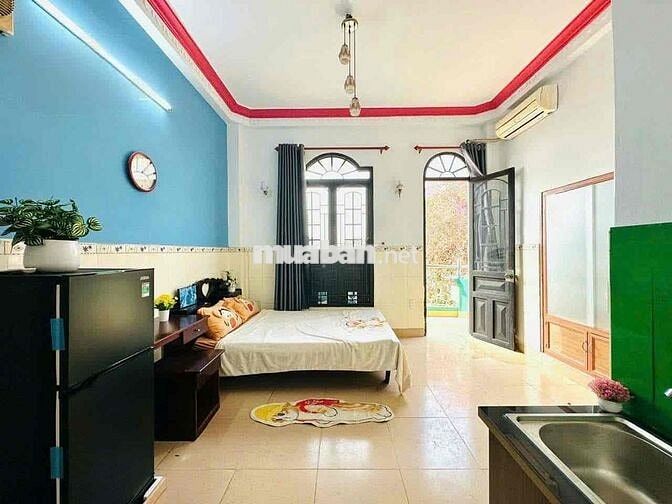Phòng ban công Full nội thất giá rẻ gần CVPM, Gò Vấp,..