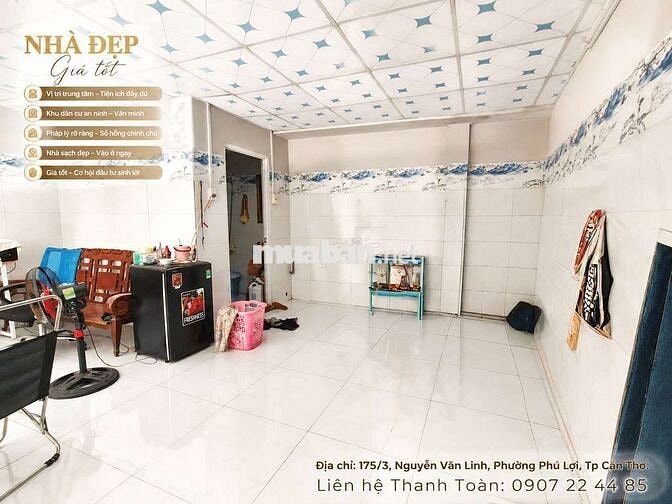 CẦN BÁN NHÀ HẺM 175, NGUYỄN VĂN LINH, PHƯỜNG PHÚ LỢI