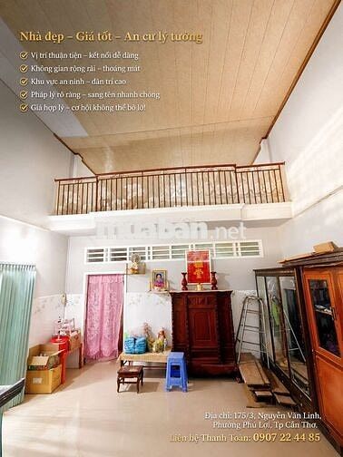 CẦN BÁN NHÀ HẺM 175, NGUYỄN VĂN LINH, PHƯỜNG PHÚ LỢI