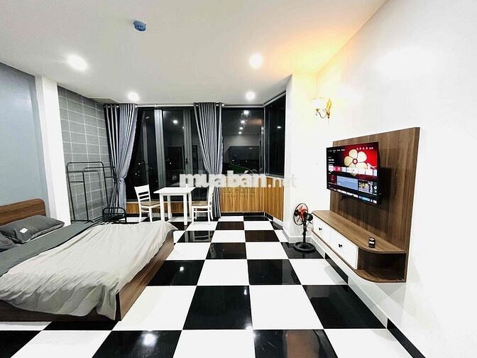 CHO THUÊ CĂN HỘ STUDIO VIEW CHILL ĐƯỜNG NGÔ THÌ SỸ GIÁ 5,2 TRIỆU/THÁNG