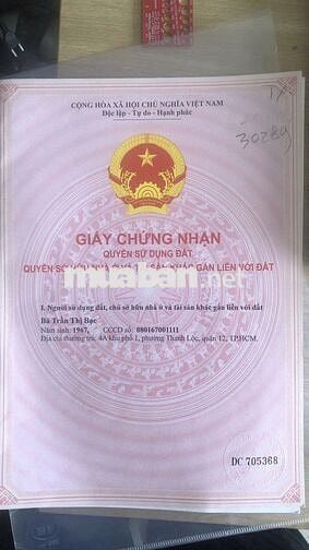 Chính chủ cần bán gấp lô đất MT TX46 - 4.5x19, 4t6 thương lượng mạnh