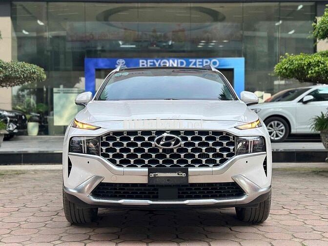 Hyundai Santafe Hybrid 1.6HTRAC Trắng