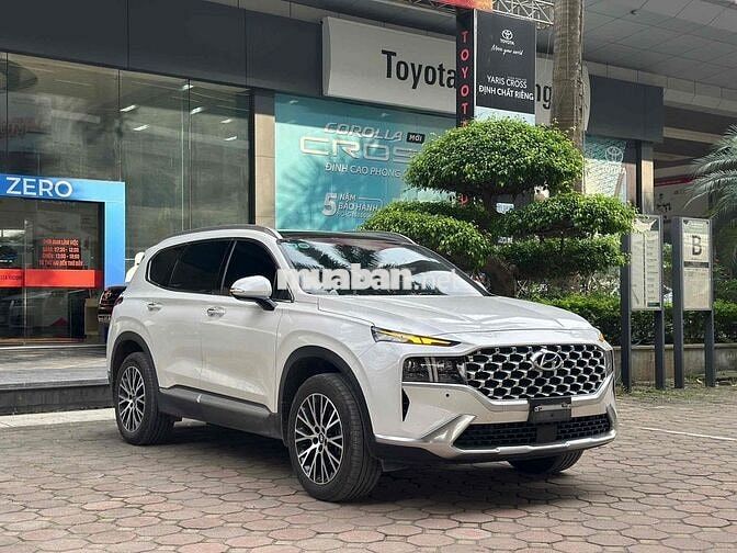 Hyundai Santafe Hybrid 1.6HTRAC Trắng
